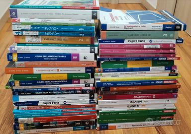 libri liceo scientifico e liceo artistico 