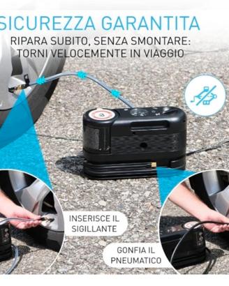 Compressore gonfia Pneumatico Auto