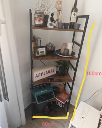 Mobiletto scaffale Stile industrial