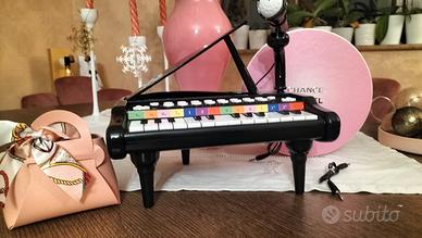 pianola bontempi con microfono nuova