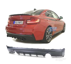 DIFFUSORE BMW F22 F23 LOOK M PERFORMANCE NERO OPAC
