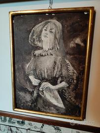 Acquerello del pittore De Sanctis