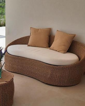 Set da giardino in rattan sintetico