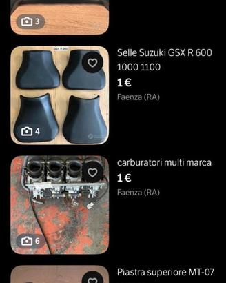 RICAMBI ACCESSORI PER VARIE MOTO