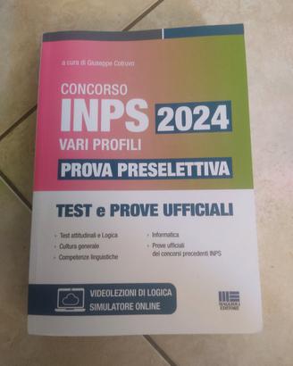 Libro "Concorso INPS 2024 – Vari profili"