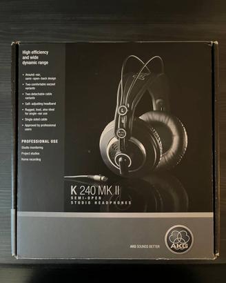 Cuffie Studio AKG K240 MK II - Pari al nuovo
