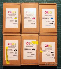 Set 6 Cartucce OWA Armor PFI-107 130ml Canon iPF67