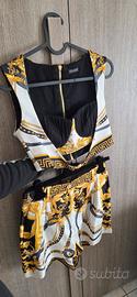 Set Completo Versace Top e Shorts in Seta