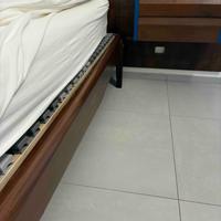 letto matrimoniale e cassettiera