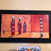 Quadro decorativo moderno con cornice