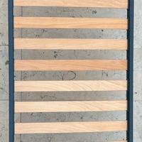 Materasso FALOMO 1 piazza e rete con doghe in legn