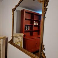 Specchio grandi dimensioni con cornice in legno 