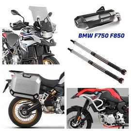 Bmw F 750 F850Gs scarico valigie leve sella