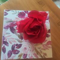 Rose rosse artificiali