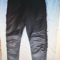 Pantaloni in vera pelle da moto