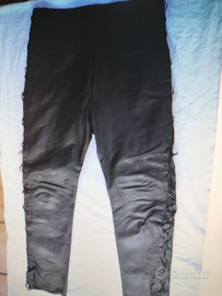 Pantaloni in vera pelle da moto