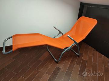 2 sedie sdraio basculanti