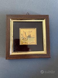 Quadro artigianale in oro