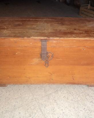 cassa in legno anni 50