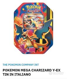pokemon mega charizard Y - EX  tin ITA
