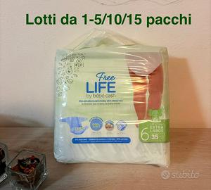 Pannolini free life by bebe cash taglia 6 (15+ kg)