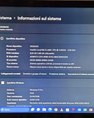 PC-COMPUTER ACER VERITON M2632G 8GB RAM CORE I5