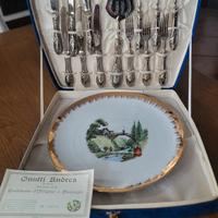 Set posate da dolce più piatto 