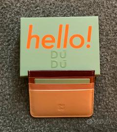 Portacarte DUDUBAGS SVALBARD (Rosa cipria) nuovo