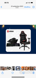 SET SEDIA DA GAMING MSI MAG