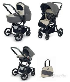 Trio Foppapedretti 3Chic Sistema Combinato Grigio