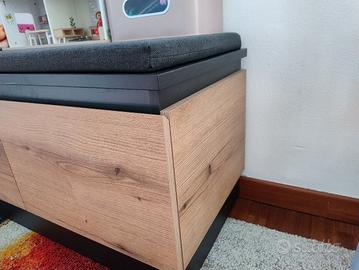 panca scarpiera imbottita