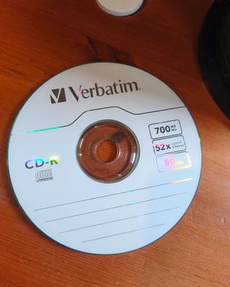CD Verbatim 700 80' ufficio memoria 