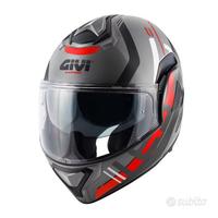 CASCO MODULARE MOTO SCOOTER GIVI X30 ROSSO OPACO M