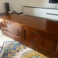 Mobile con cassettoni in legno massello