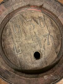 Botte  antica barrique in rovere 30litri