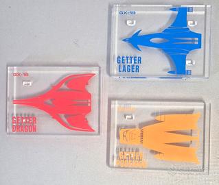 BASETTE PLEXIGLASS PER TRIO GETTER - BANDAI