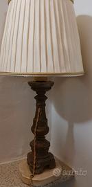Lampada  candeliere  antico 800