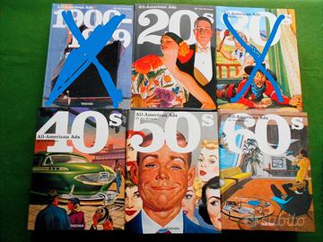 ALL AMERICAN ADS prima edizione Taschen  LOTTO anc