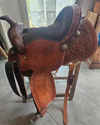 Sella Western NUOVA – Artigianale Americana 16"

