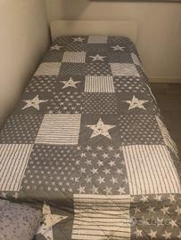 Letto singolo con seconda piazza estraibile