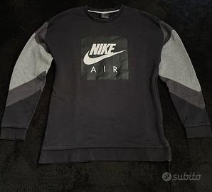 Felpa Nike Air nera e grigia (grado B)