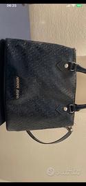 Borsa di Armani blu di vernice