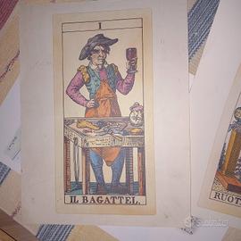 quadro stampa carta tarocco vintage 