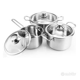 Pentole, piatti, bicchieri