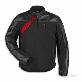 Giacca in Pelle-Tessuto Ducati Ducati Logo C1 - NE