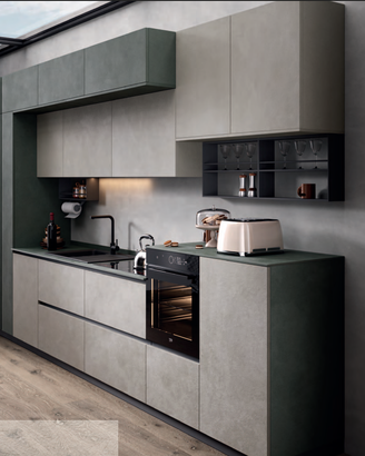 CUCINA LINEARE CON ELETTRODOMESTICI LIVING INCLUSO