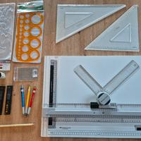 Tavola da disegno A3 Fabercastell con accessori