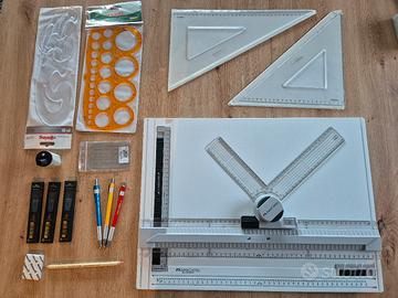 Tavola da disegno A3 Fabercastell con accessori