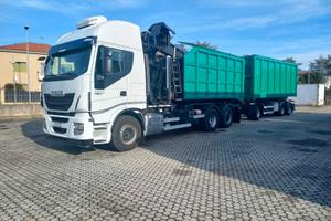 Iveco STRALIS 480 SCARRABILE GRU POLIPO RIM.