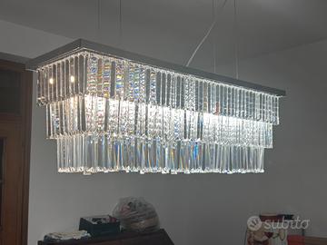 Lampadario Martinez cromo Ideal-lux